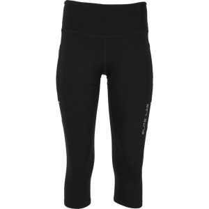 Damskie legginsy 3/4 Elite Lab X1. Czarne legginsy ELITE LAB, bez wzorów, z materiału. Za 188,00 zł.