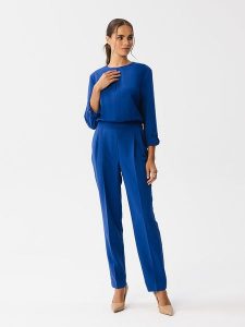 Stylove Kombinezon w kolorze niebieskim rozmiar: XXL. Niebieskie kombinezony Stylove, xxl, bez wzorów, bez kołnierzyka, bez ramiączek. Za 241,56 zł.