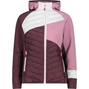 Kurtka hybrydowa damska CMP. Czerwone kurtki CMP, xl, bez wzorów, bez kaptura. Za 377,50 zł.
