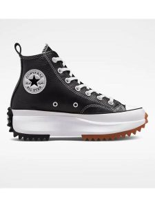 Converse Skórzane sneakersy "Run Star Hike" w kolorze czarnym rozmiar: 40. Czarne trampki Converse, bez wzorów, za kostkę, bez zapięcia. Za 319,95 zł.