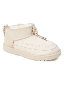 C'M Botki zimowe w kolorze beżowym rozmiar: 40. Brązowe botki C'M, na zimę, bez wzorów, bez obcasa, bez zapięcia. Za 108,99 zł.