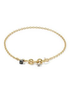 COEUR DE LION Naszyjnik z kryształami Swarovski - dł. 49 cm rozmiar: onesize. Czarne naszyjniki COEUR DE LION, z kryształem, ze stali. Za 339,37 zł.