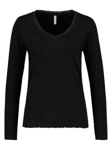 Eight2Nine Koszulka w kolorze czarnym rozmiar: S. Czarne bluzki Eight2Nine, s, bez wzorów, z koronki, bez kołnierzyka, bez ramiączek. Za 43,99 zł.