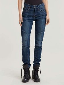 G-Star Dżinsy - Slim fit - w kolorze niebieskim rozmiar: W31/L32. Niebieskie jeansy G-Star, z aplikacjami, z bawełny. Za 223,46 zł.