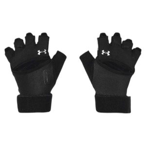 Rękawiczki treningowe damskie Under Armour M'S Weightlifting. Czarne rękawiczki Under Armour, bez wzorów. Za 109,99 zł.