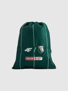 4F Plecak-worek 4F x Legia Warszawa 2025/26 - zielony Uniwersalny. Zielone plecaki 4f. Za 99,99 zł.
