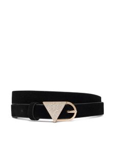 Guess Pasek W6YZ09 L0111 Czarny. Czarne paski Guess, z aplikacjami, ze skóry. Za 234,99 zł.