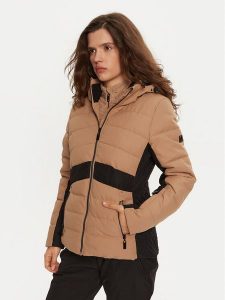 Dare2B Kurtka narciarska Glacial DWP602 Beżowy Regular Fit. Brązowe kurtki sportowe DARE2B, na zimę, bez wzorów, z syntetyku, bez kaptura, narciarskie. Za 569,00 zł.