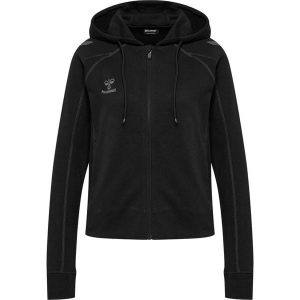 Damska bluza dresowa z kapturem Hummel Move 2.0. Czarne bluzy Hummel, bez wzorów, z dresówki, z kapturem. Za 344,50 zł.