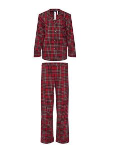 Polo Ralph Lauren Piżama 4P8043 Czerwony Relaxed Fit. Czerwone piżamy Polo Ralph Lauren, bez wzorów, z bawełny, bez ramiączek. Za 799,99 zł.