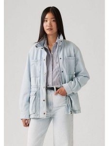 Levi's Kurtka dżinsowa w kolorze błękitnym rozmiar: M. Niebieskie kurtki Levi's®, m, bez wzorów, z bawełny, bez kaptura. Za 231,68 zł.