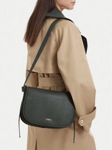 MEXX Torebka CEO-MEXX-L-022-08 Zielony ciemny. Zielone listonoszki Mexx, bez wzorów, bez dodatków. Za 199,99 zł.
