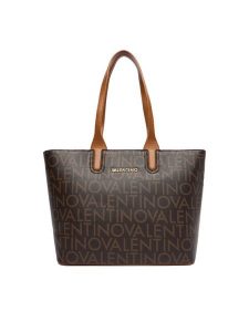 Valentino Torebka Regina Re VBS9IS01 Brązowy. Brązowe torebki klasyczne Valentino, bez wzorów, ze skóry, bez dodatków. Za 609,99 zł.