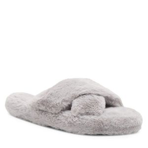 Kapcie DeeZee. Szare kapcie DeeZee, bez wzorów. Za 79,99 zł.