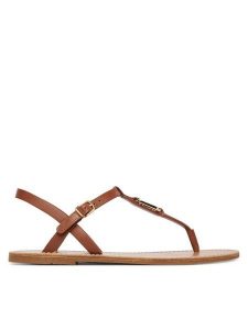 Tommy Hilfiger Sandały Leather Thong Sandal FW0FW09127 Brązowy. Brązowe sandały TOMMY HILFIGER, bez wzorów, ze skóry, bez obcasa, na płaskiej podeszwie, bez zapięcia. Za 409,99 zł.