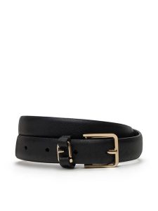 Furla Pasek Damski WC00099 BX2045 O6000 Czarny. Czarne paski Furla, bez wzorów, ze skóry. Za 379,99 zł.