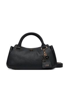 Guess Torebka Evie HWBG96 64060 Czarny. Czarne torebki klasyczne Guess, z aplikacjami, ze skóry, bez dodatków. Za 679,99 zł.