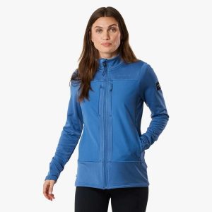 Bluza polarowa Wędrówki damska Swedemount Trondheim Wind Mid Layer Full Zip. Niebieskie bluzy SWEDEMOUNT, na zimę, bez wzorów, z polaru, bez kaptura. W wyprzedaży za 222,00 zł.