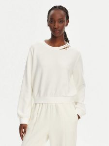 Liu Jo Sport Bluza TA5226 J4869 Écru Regular Fit. Bluzy Liu Jo Sport, xs, bez wzorów, z syntetyku, bez kaptura. Za 389,99 zł.