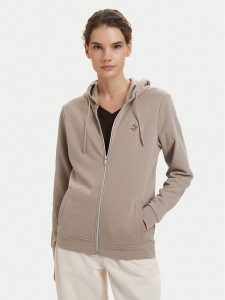 Beverly Hills Polo Club Bluza P-SS26W-F546540 Beżowy Regular Fit. Brązowe bluzy Beverly Hills Polo Club, m, bez wzorów, z syntetyku, bez kaptura. Za 279,99 zł.