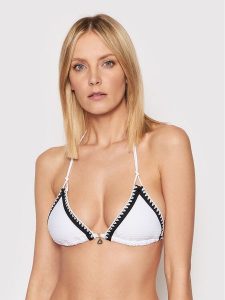 Banana Moon Góra od bikini Bluco Allchic JAI10 Biały. Białe bikini Banana Moon, bez wzorów, z syntetyku. Za 159,99 zł.