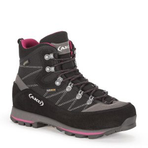 Buty trekkingowe damskie AKU Trekker Lite III GTX. Czarne buty trekkingowe Aku, bez zapięcia. Za 599,99 zł.