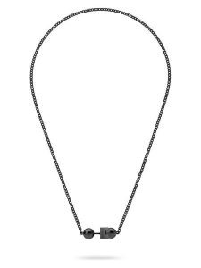 Liebeskind Naszyjnik - dł. 43 cm rozmiar: onesize. Czarne naszyjniki Liebeskind, ze stali. Za 165,99 zł.