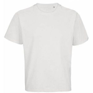 Koszulka Unisex Dla Dorosłych Legacy Oversized T-shirt. Białe bluzki SOL'S, s, bez wzorów, sportowe, bez kołnierzyka, bez ramiączek. Za 64,99 zł.