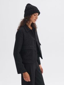 OPUS Czapka beanie w kolorze czarnym rozmiar: onesize. Czarne czapki Opus, bez wzorów, z materiału. Za 83,42 zł.