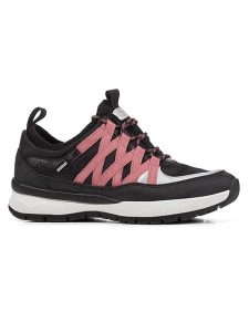 Geox Sneakersy "Braies" w kolorze czarno-jasnoróżowym rozmiar: 37. Czarne trampki Geox, bez wzorów, z gumy, bez zapięcia. Za 200,13 zł.