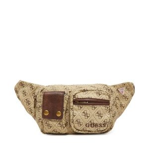 Saszetka nerka Guess. Brązowe nerki i saszetki Guess, z aplikacjami. Za 199,99 zł.