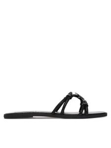 KARL LAGERFELD Klapki Olympia II KL87406 Czarny. Czarne klapki KARL LAGERFELD, bez wzorów, z syntetyku, bez obcasa. Za 336,99 zł.