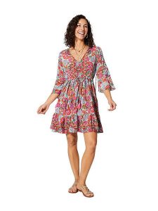 Ipanima Sukienka w kolorze różowo-błękitnym rozmiar: 34/36. Różowe sukienki Ipanima, bez wzorów, bez kołnierzyka, bez ramiączek, mini. Za 65,99 zł.