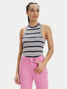 Lee Top 112350213 Kolorowy Slim Fit. Topy Lee, l, bez wzorów, z bawełny, bez kołnierzyka, bez ramiączek. Za 99,99 zł.