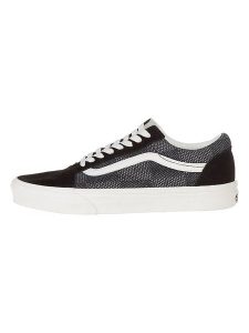 Vans Skórzane sneakersy w kolorze czarno-szarym rozmiar: 40. Czarne trampki Vans, bez wzorów, ze skóry, bez zapięcia. Za 210,81 zł.