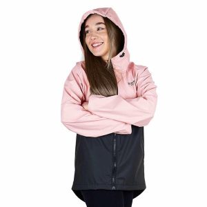 Kurtka przeciwdeszczowa damska PROS SPORTS model 725. Czerwone kurtki PROS, bez wzorów, bez kaptura. Za 349,00 zł.