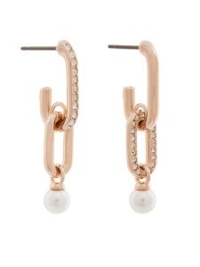 Swarovski Kolczyki Constella 5728585 Różowe złoto. Czerwone kolczyki Swarovski, metalowe. Za 379,99 zł.