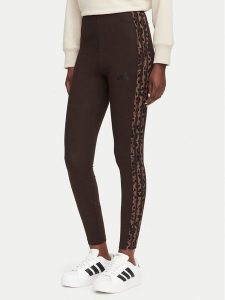 Adidas Legginsy Seasonal Essentials Animal Print 3-Stripes KV9302 Brązowy Slim Fit. Brązowe legginsy ADIDAS, bez wzorów, z bawełny. Za 149,99 zł.