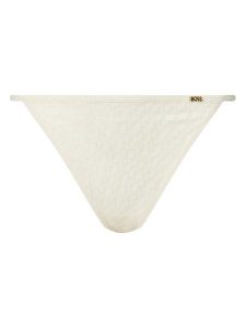 BOSS Stringi 50520383 Beżowy. Brązowe stringi Boss, bez wzorów, z syntetyku. Za 99,99 zł.