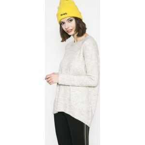 Medicine - Sweter Basic. Szare swetry klasyczne marki MEDICINE, z dzianiny, z okrągłym kołnierzem. W wyprzedaży za 59,90 zł.