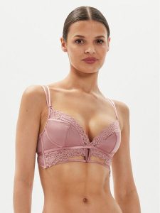 Hunkemöller Biustonosz braletka Lainey 205443 Różowy. Czerwone biustonosze Hunkemöller, bez wzorów, z syntetyku. Za 89,99 zł.