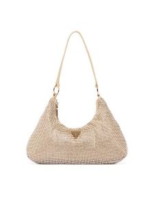 Guess Torebka Jewels HWEG22 48720 Złoty. Żółte torebki klasyczne Guess, z aplikacjami, z materiału, bez dodatków. Za 544,99 zł.