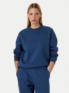 Reebok Bluza Reebok x Ewa Chodakowska RK25978CCW Granatowy Regular Fit. Niebieskie bluzy Reebok, m, bez wzorów, z bawełny, bez kaptura. Za 179,99 zł.