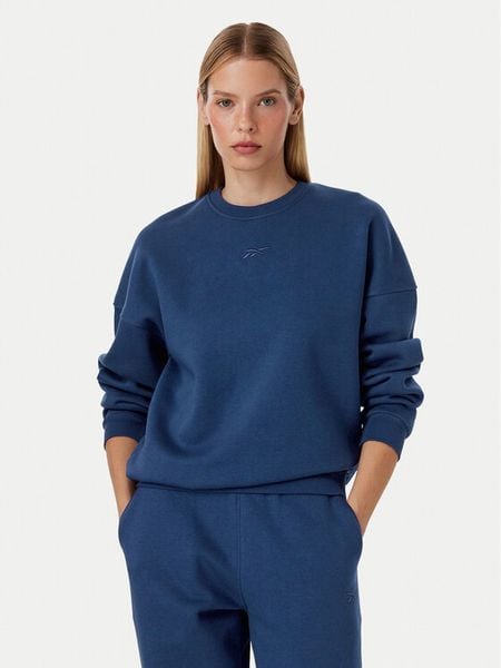 Reebok Bluza Reebok x Ewa Chodakowska RK25978CCW Granatowy Regular Fit. Niebieskie bluzy Reebok, m, bez wzorów, z syntetyku, bez kaptura. Za 179,99 zł.