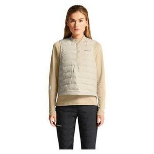 Damska kurtka bez rękawów Craft Subz 5. Brązowe kurtki Craft, bez wzorów, z puchu, bez kaptura. W wyprzedaży za 381,45 zł.