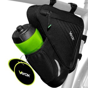 Torba rowerowa pod ramę VAYOX VA0348 uchwyt na bidon wodoodporna 1,5L. Czarne torebki klasyczne VAYOX, bez wzorów, bez dodatków. Za 69,00 zł.