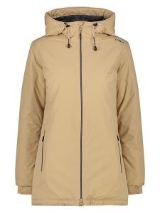 CMP Parka w kolorze beżowym rozmiar: 36. Brązowe płaszcze CMP, m, bez wzorów, z tkaniny, bez kaptura. Za 195,77 zł.