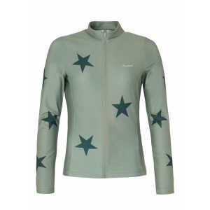 Damska wodoodporna kurtka z długim rękawem Protest Prtpecans. Zielone kurtki Protest, bez wzorów, bez kaptura. W wyprzedaży za 349,90 zł.