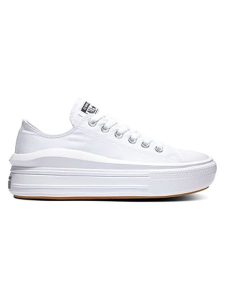 Converse Sneakersy "Chuck Taylor All Star Move" w kolorze białym rozmiar: 37. Białe trampki Converse, bez wzorów, za kostkę, bez zapięcia. Za 308,77 zł.