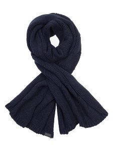 Elkline Szal "Screw" w kolorze granatowym rozmiar: onesize. Niebieskie szaliki Elkline, bez wzorów, z materiału. Za 150,37 zł.